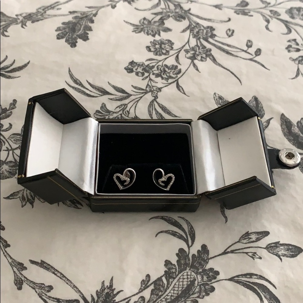 Diamond 14K gold earrings